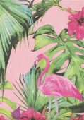 фото Скатерть бумажная одноразовая 138*220 Duni Aloha Floral 185653