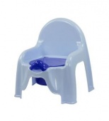 фото Горшок - стульчик детский Альтернатива м1326 голубой