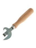 фото Нож консервный с деревянной ручкой