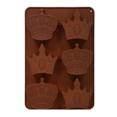 фото Форма для выпечки кексов силиконовая Marmiton Короны 17200