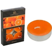 фото Свечи в гильзе чайные ароматизированные 6шт d3,8 KR Апельсин 007910 3,5час.