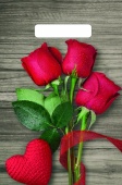 фото Пакет полиэтиленовый подарочный 20*30 30мк Свежие розы 2406