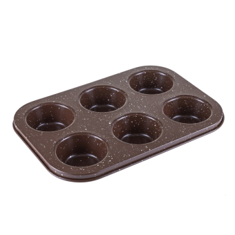 фото Форма для выпечки кексов с антипригарным покрытием 26,5*18*3 Hitt Choco H-CH-115