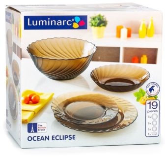 фото Набор столовой посуды 19 предметов Luminarc Океан Эклипс L5108