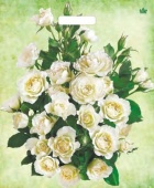 фото Пакет подарочный с вырубной ручкой 38*45 60мк Белые Розы 9231